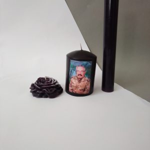 شمع قلمی_شمع استوانه تصویری_شمع آلاله
